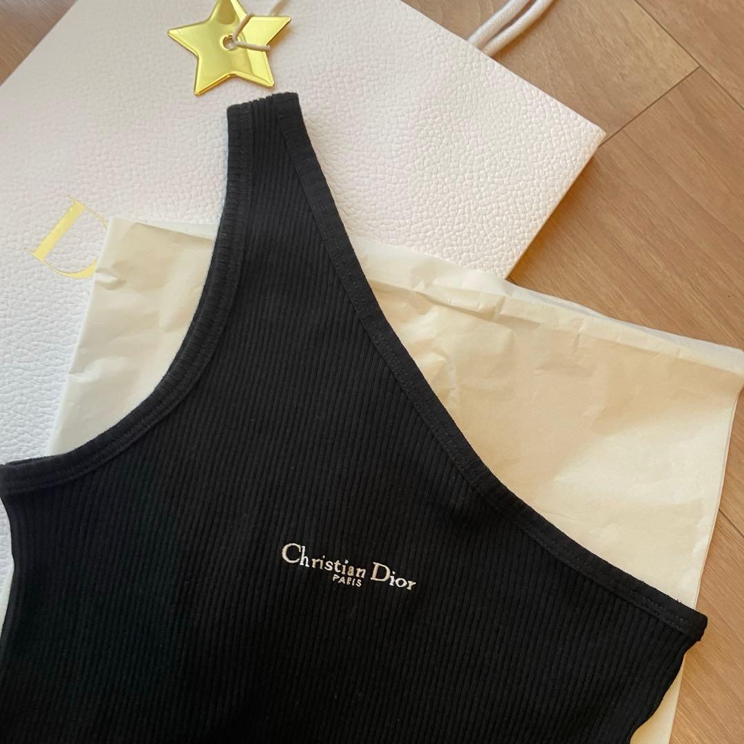 クリスチャンディオール　国内ブティック購入　アシンメトリー　タンクトップ　s