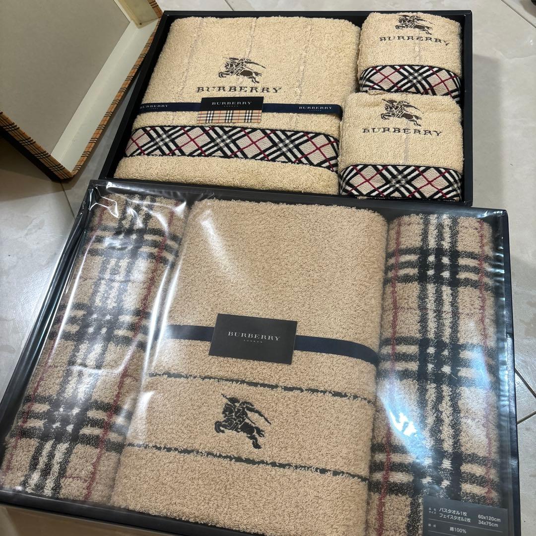 Burberry バーバリー　タオルセット　バスタオル　フェイスタオル