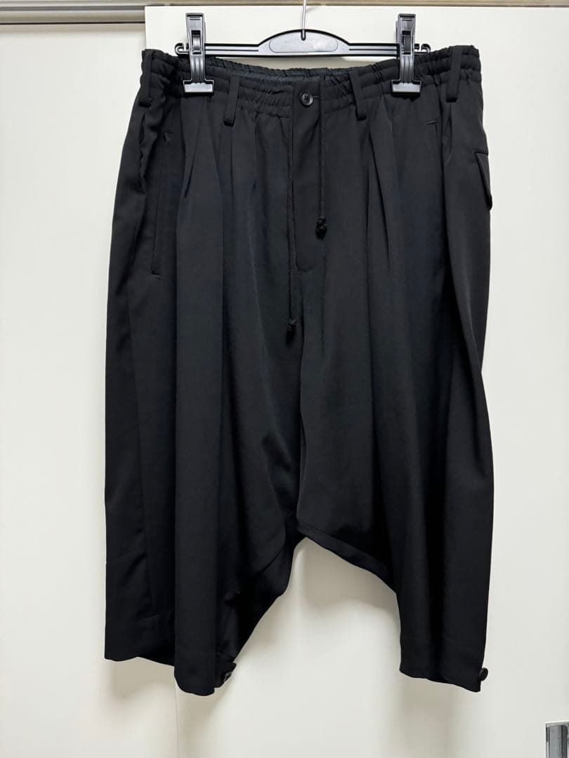 yohjiyamamoto POUR HOMMEサルエルパンツ ブラック