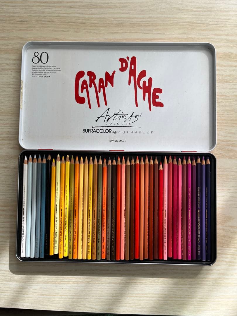 カランダッシュ　スプラカラー 80色 水彩色鉛筆
