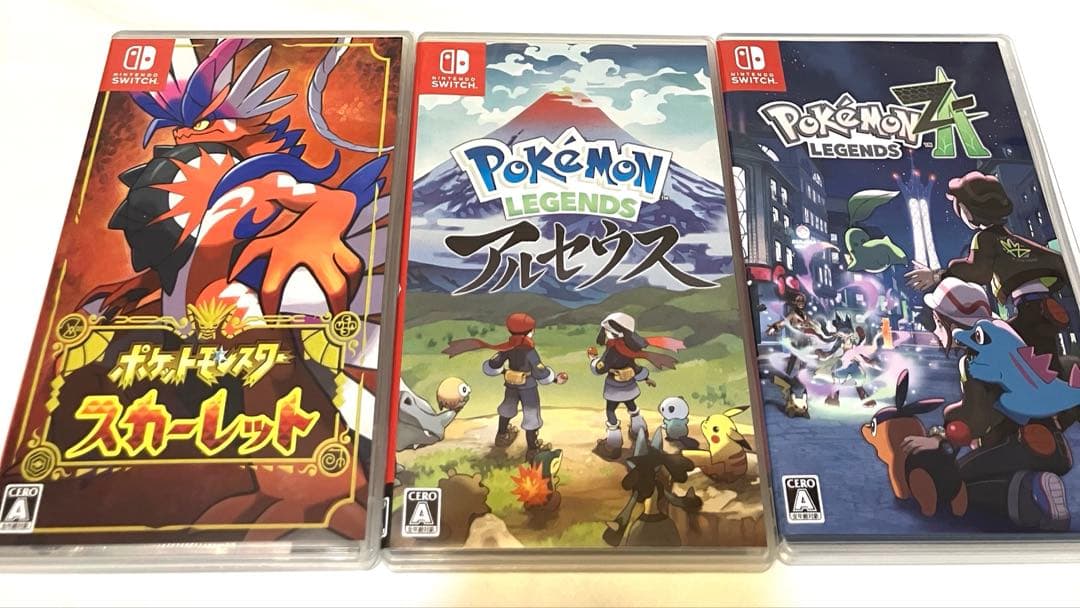 ゲームソフト 3本 Nintendo Switch ポケットモンスター