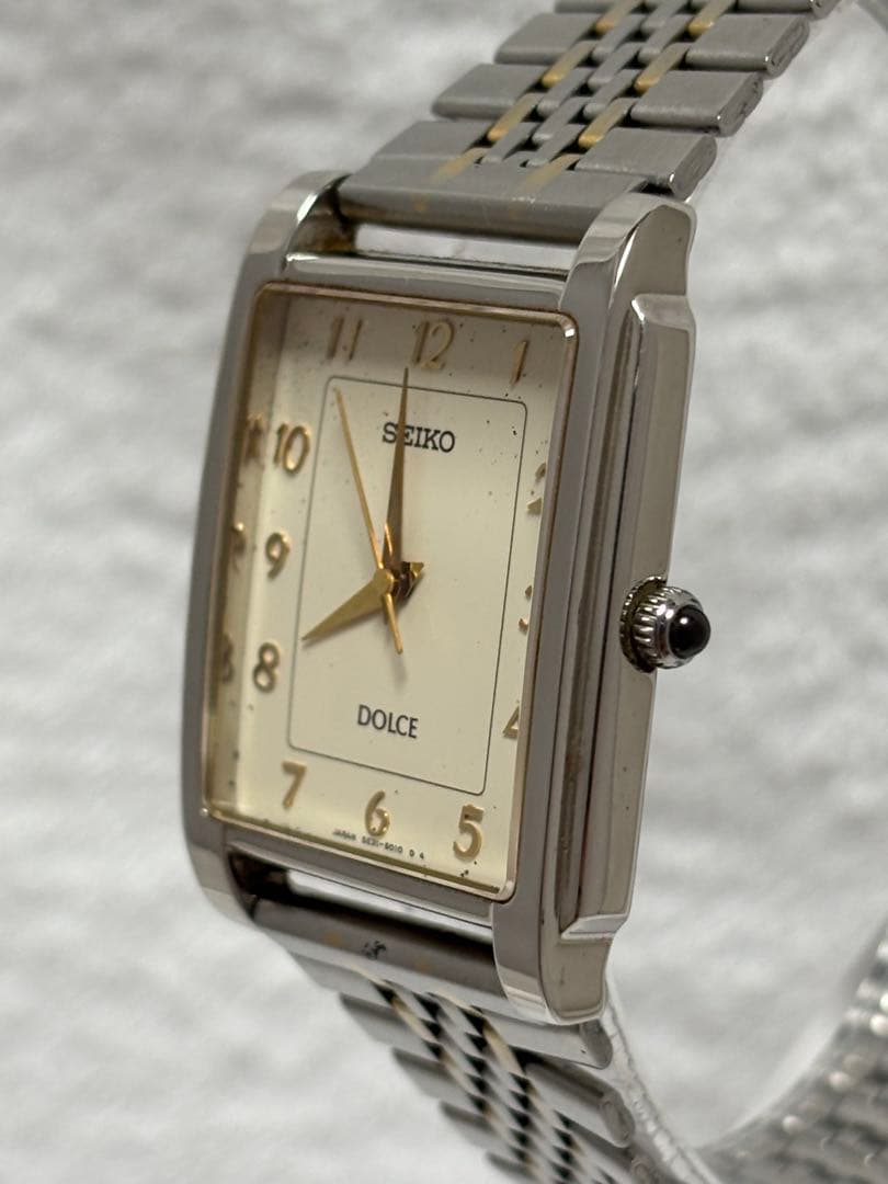 SEIKO セイコー ドルチェ クォーツ【5E31-5000】【稼働品】メンズ