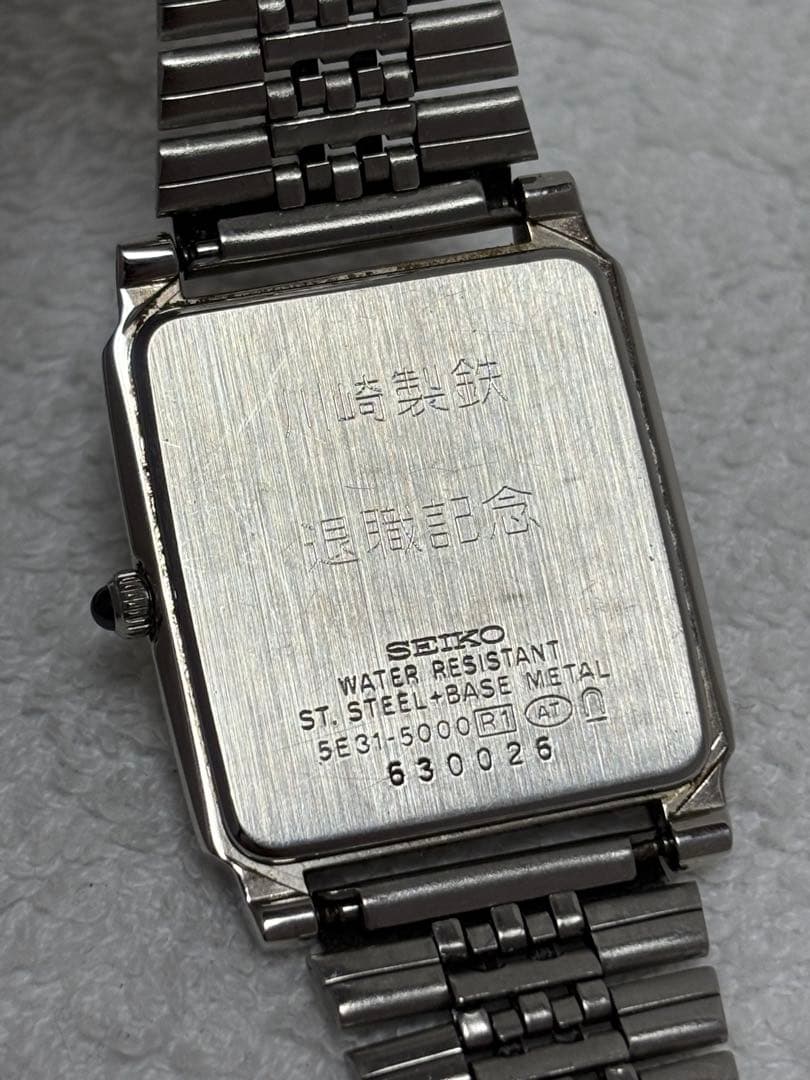 SEIKO セイコー ドルチェ クォーツ【5E31-5000】【稼働品】メンズ