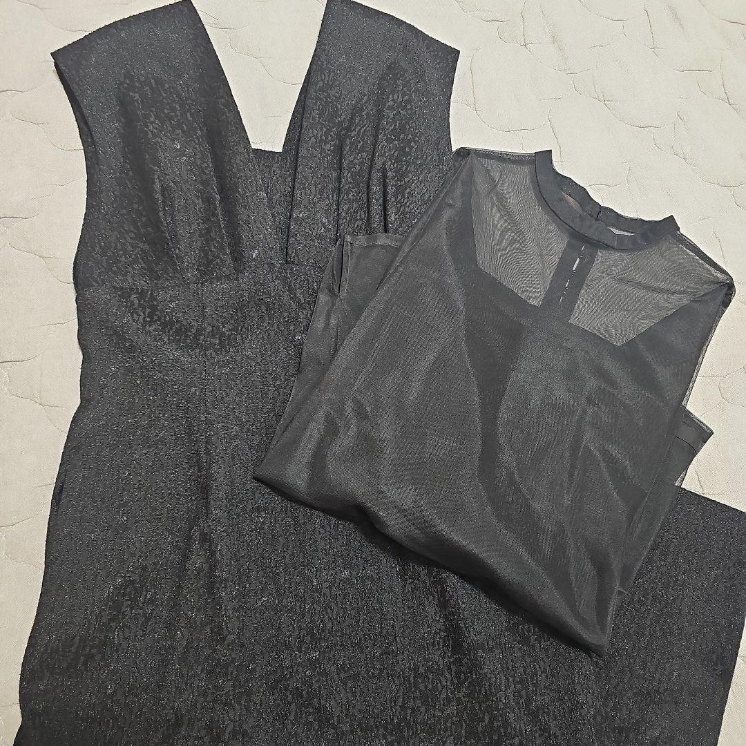 N*a様 kana ジャガード ワンピース チュール トップス セット