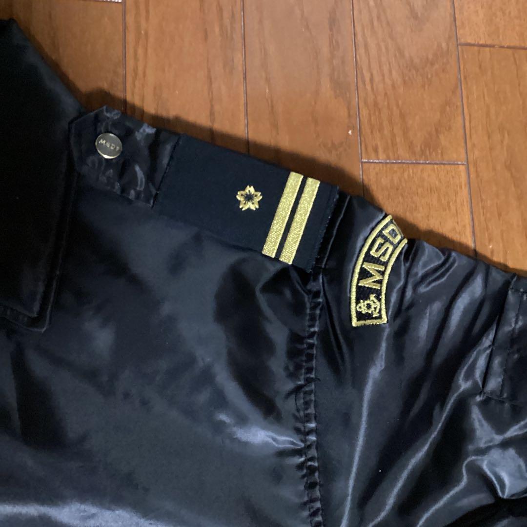 激レア　MSDFロゴ付きブラックジャケット　肩章なし　LLサイズ