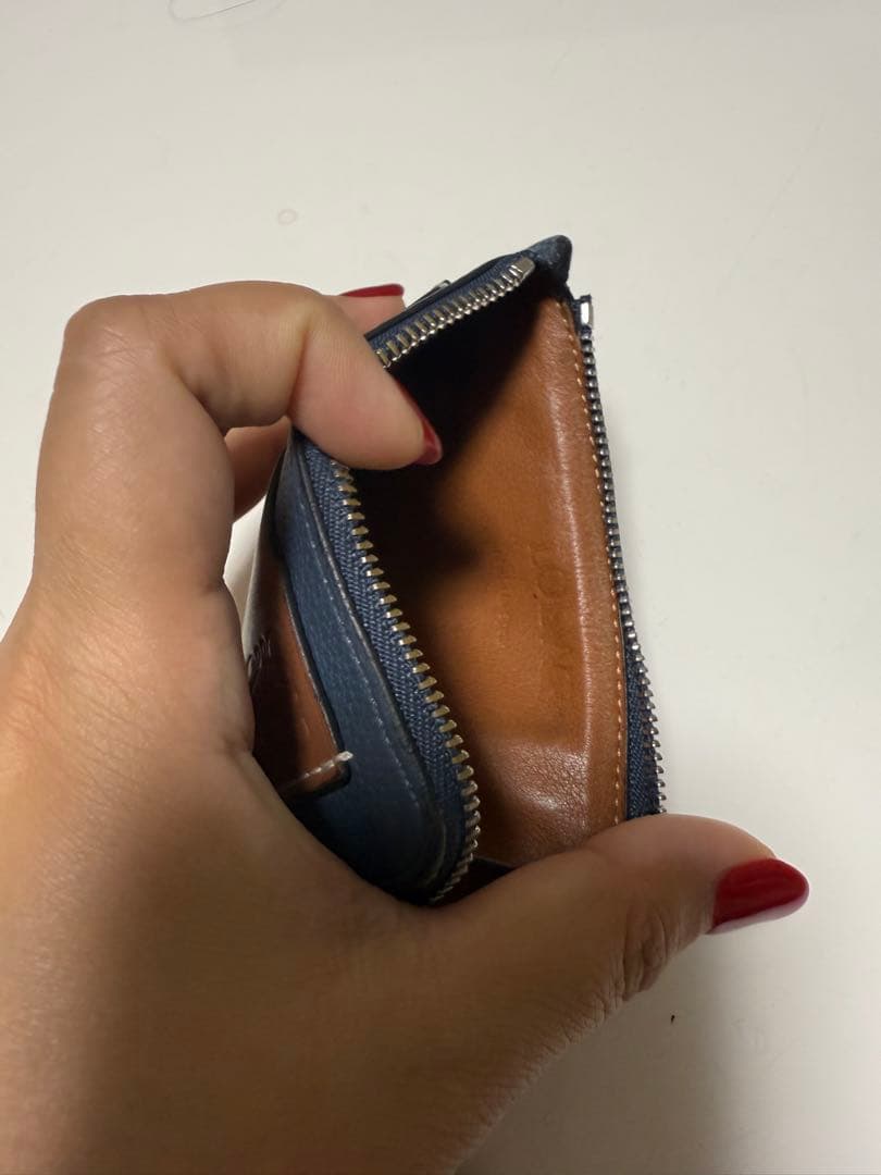ロエベ　LOEWE 財布　ケース　ネイビー　限定
