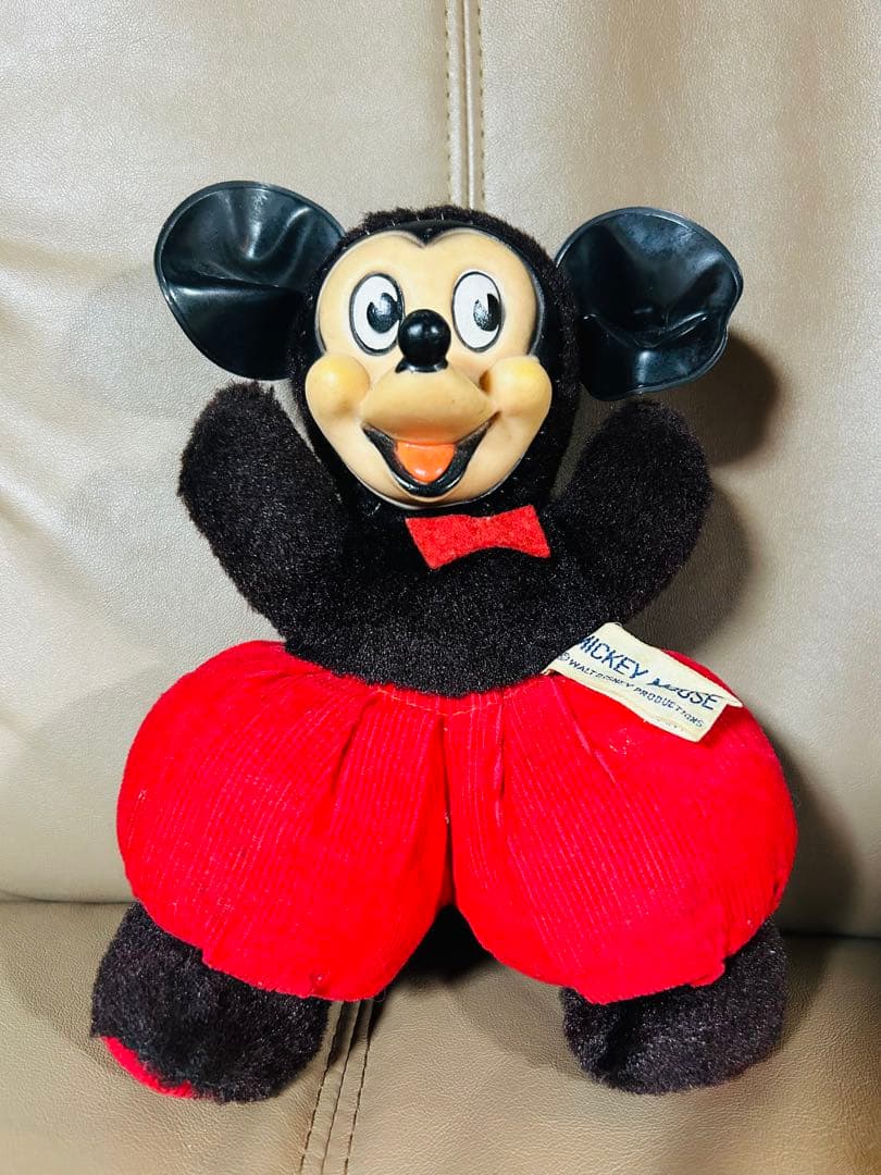 Disney ビンテージミッキー 人形 昭和レトロ