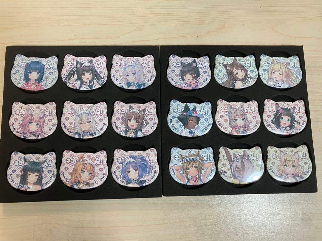 ネコぱら　缶バッジ