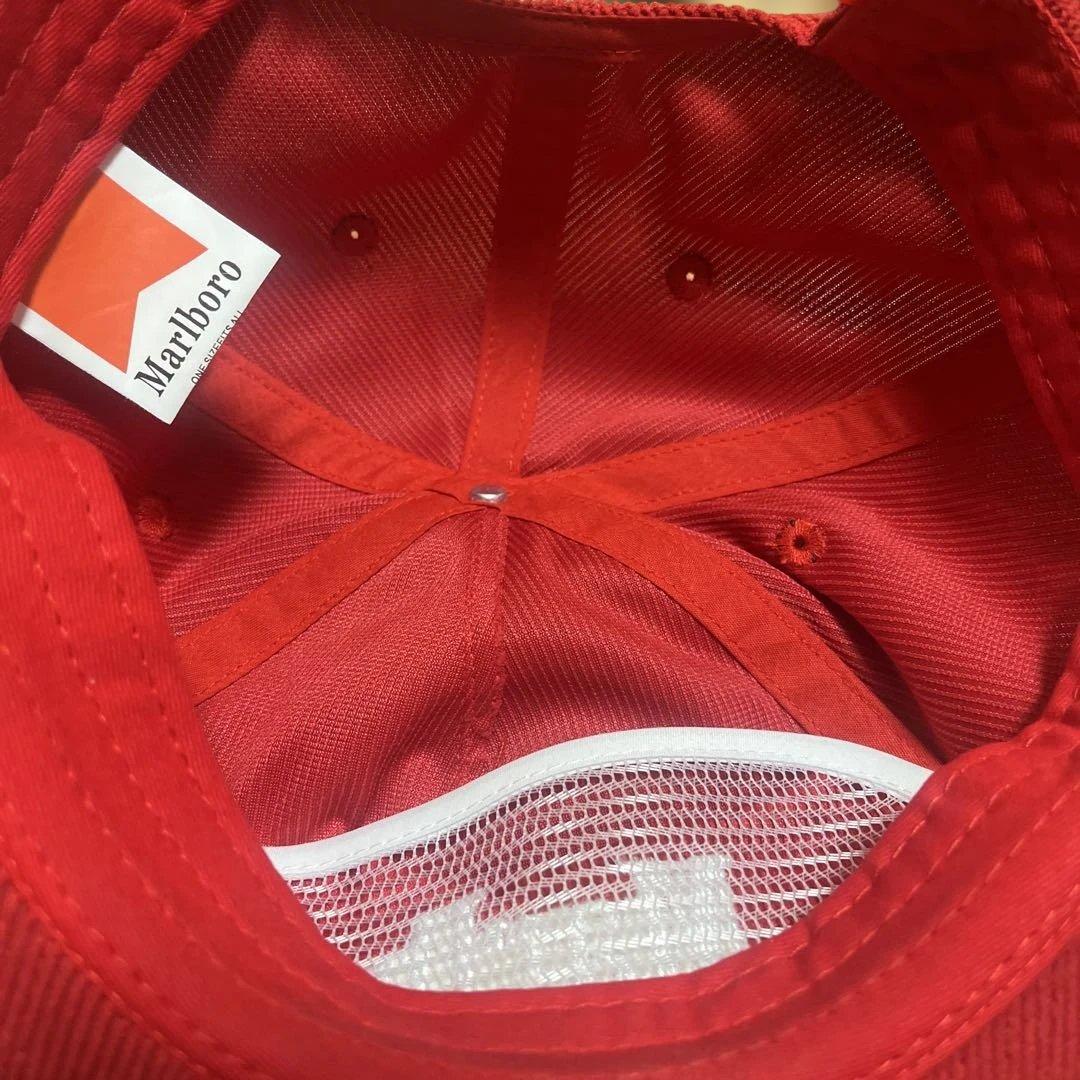 Marlboro コーデュロイキャップ 赤