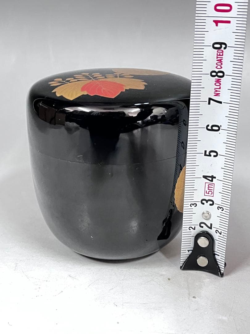 E572 棗　大棗　高台寺蒔絵　香庵　輪島塗　茶入れ　抹茶入　茶道具　茶器