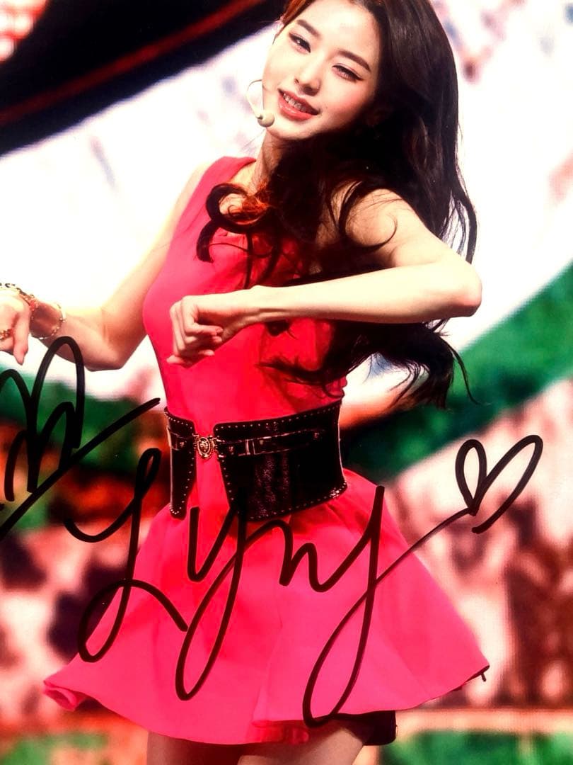 セール中…チャンウォニョン直筆サイン入り2Lサイズ写真…アイズワン…