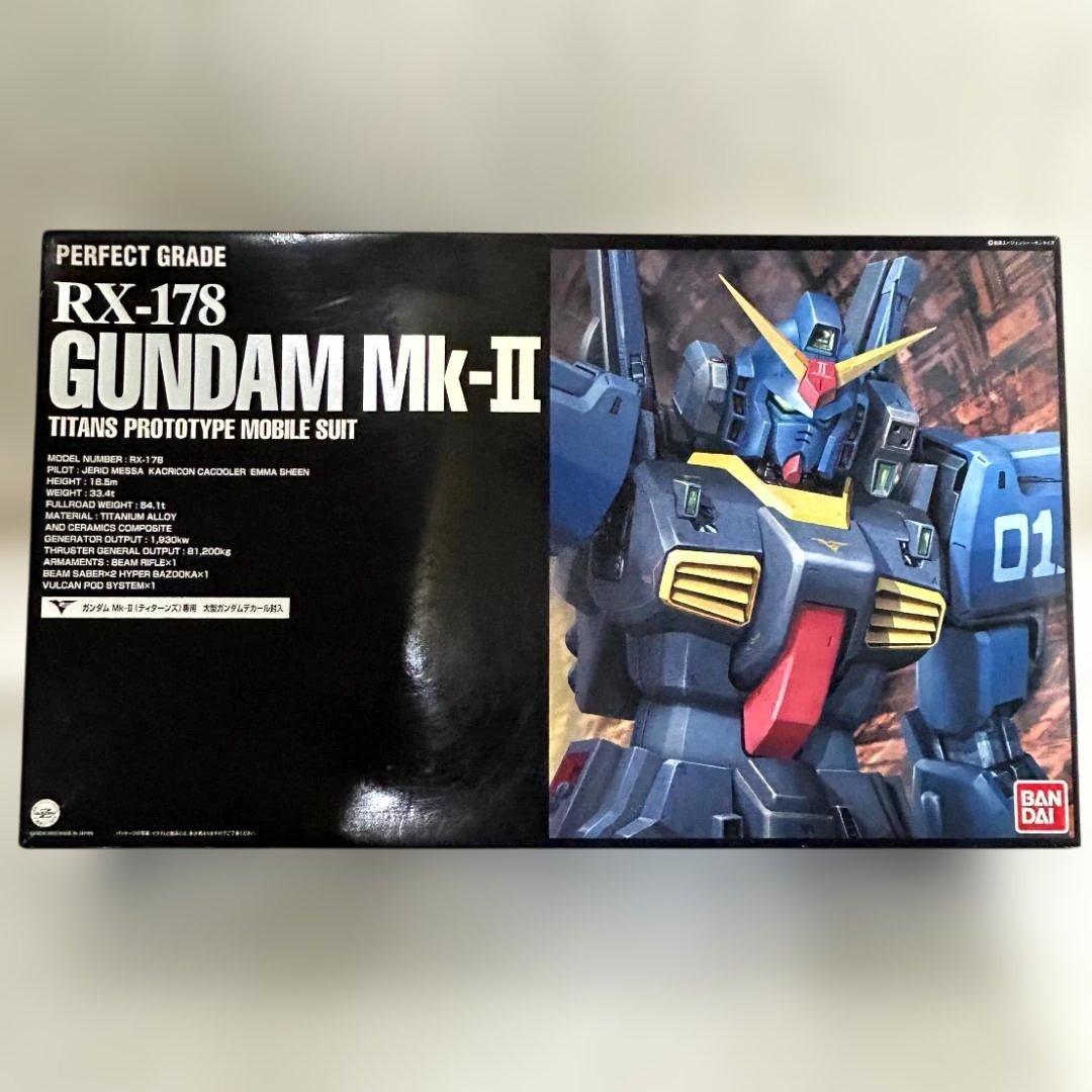 【組立途中】RX-178-2 ガンダムMk-II　ティターンズ仕様【ジャンク扱】