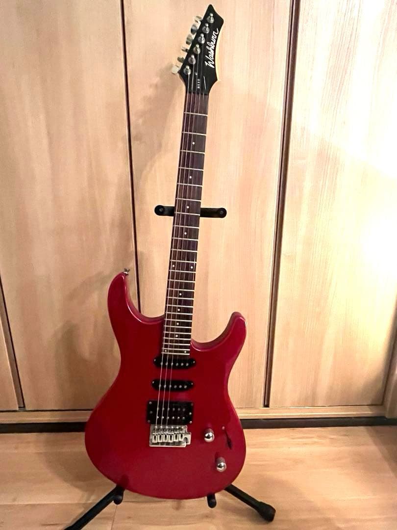 Washburn RX10 レッド SSH エレキギター ケース付