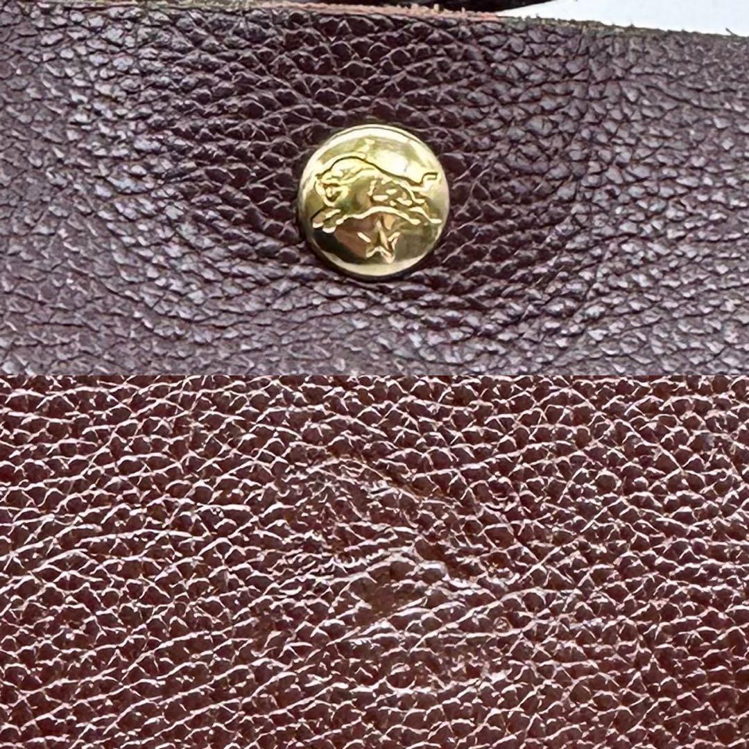 極美品✨ILBISONTE イルビゾンテ クロスボディバッグ 牛革 Dブラウン