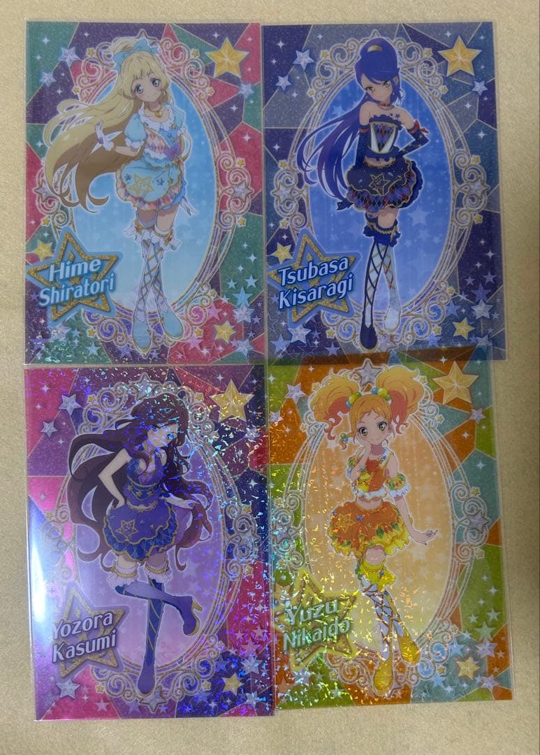 【130】アイカツスターズ　グリッターガラポン　S4クリアカードセット　白鳥ひめ