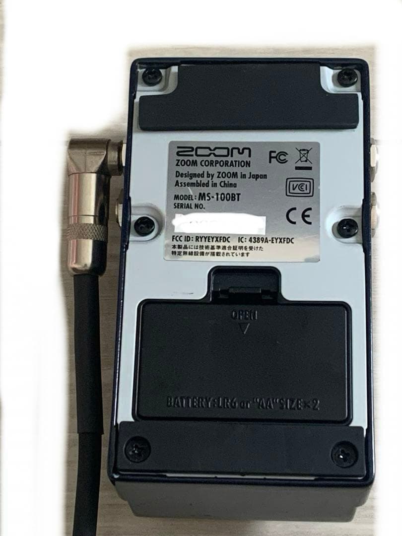 zoom multistomp ms-100BT エフェクター　ジャンク品