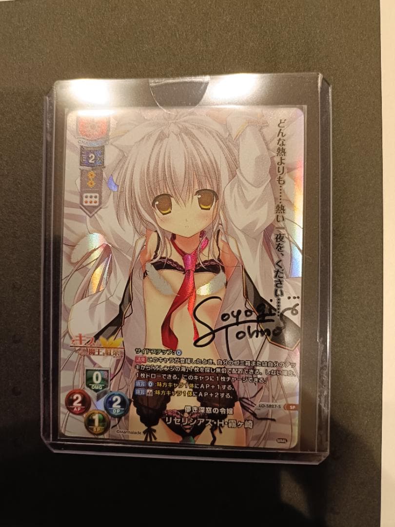 Lycee リセ　直筆サイン　儚き深窓の令嬢/リセリシアス・H・霧ヶ崎