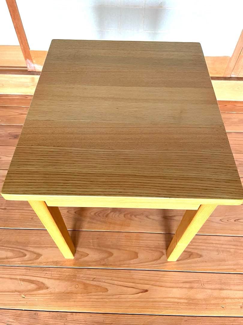 無印良品 ベッドサイドテーブル 廃盤 希少 タモ材