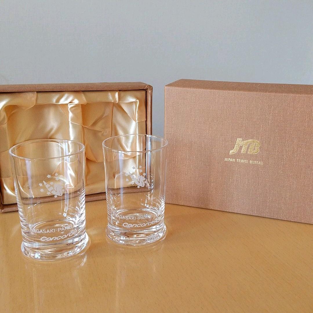 コンコルド ペアグラス 搭乗記念品 エールフランス航空 非売品 未使用品