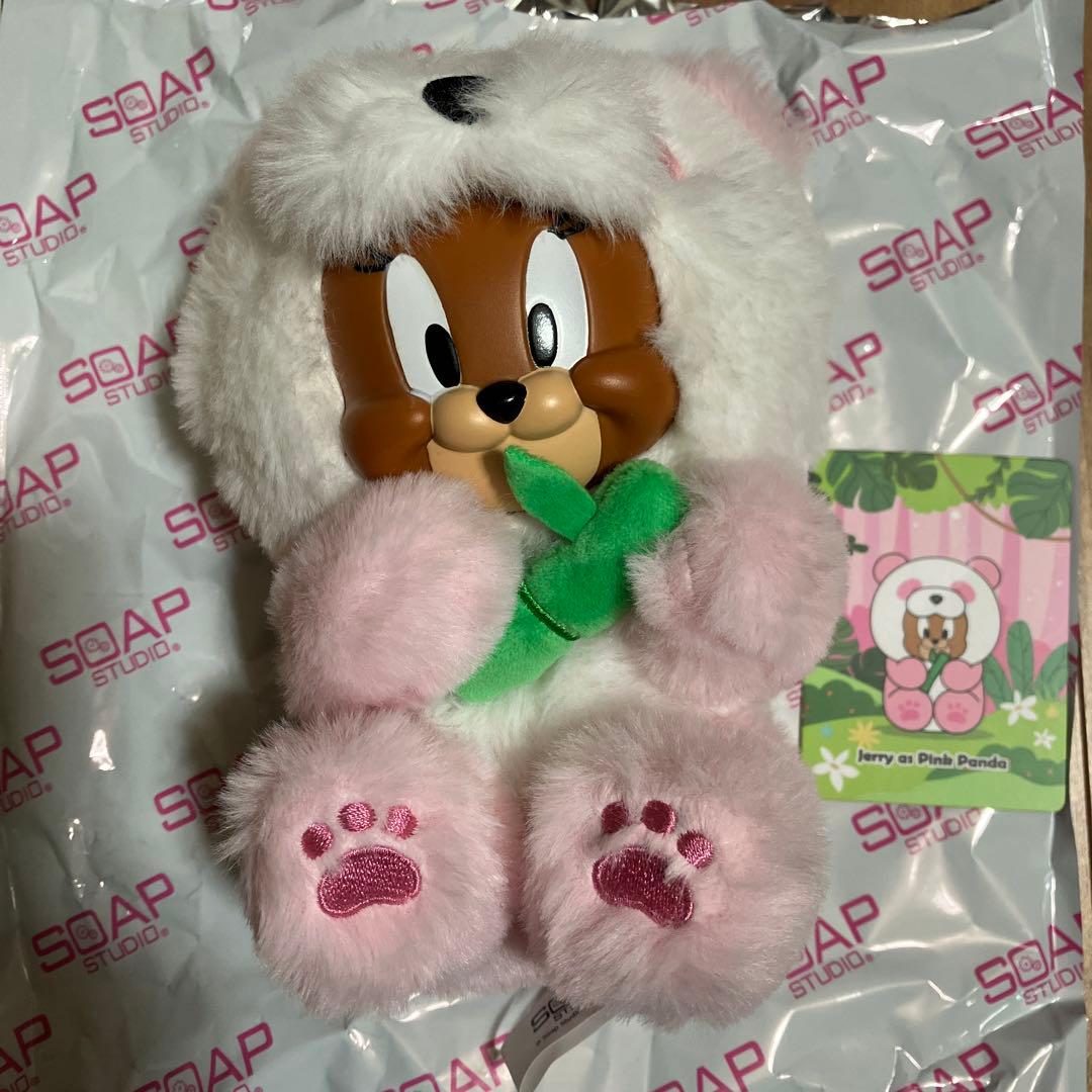新品　トムとジェリー アニマルコスチューム　シークレット　ピンクパンダ　レア