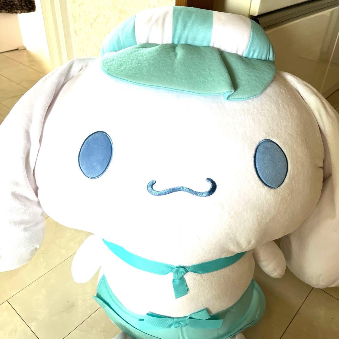 完売品・シナモロール・数量限定・京都シナモロールカフェ・超特大ぬいぐるみ♡