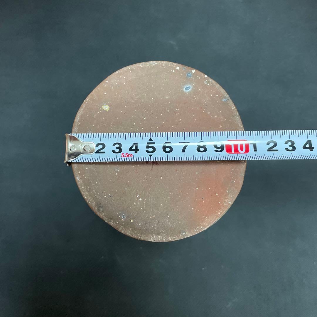 中川伊作　知花南蛮焼き　サンゴ窯変　水指　花いけ　沖縄