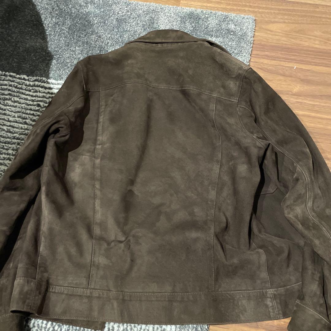 emmeti スエードレザージャケット　JURI ダークグレー　サイズ44