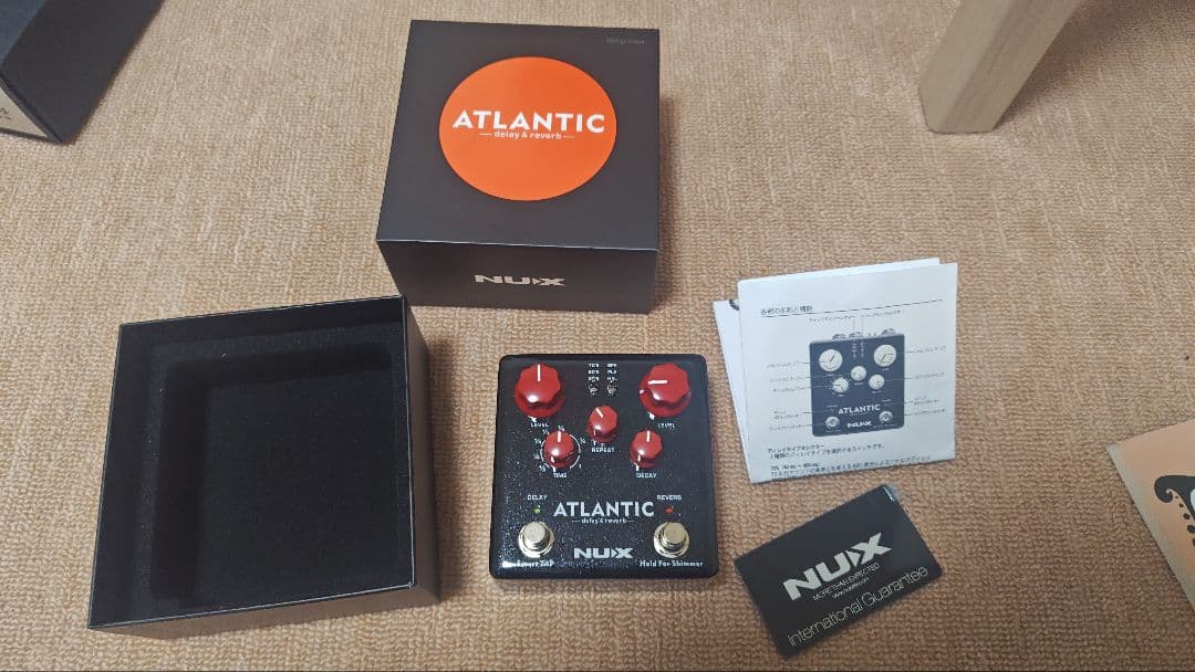 NUX ATLANTIC ディレイ リバーブ ギター エフェクター
