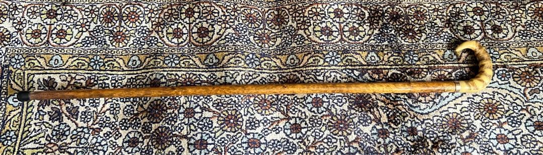 ステッキ杖【スネークウッド、12金】