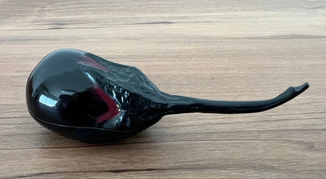 乾漆丸茄子香合 内金塗 茶道具 共箱付き 箱書き有