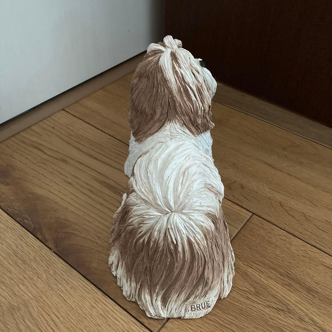 サンディキャスト社製　シー・ズー（ゴールド＆ホワイト）　置物　ヴィンテージ