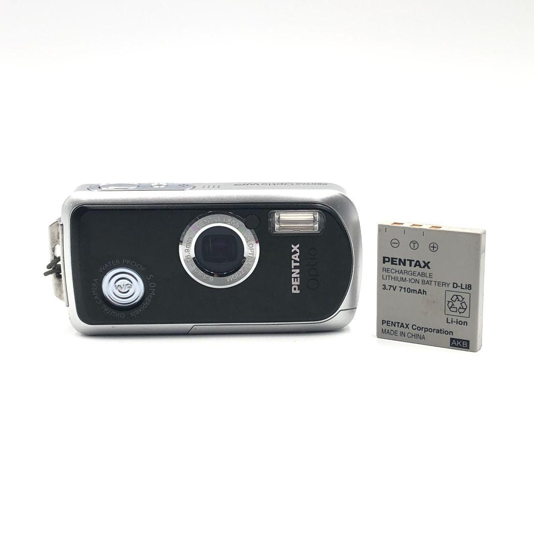 【完動品】PENTAX Optio WP コンデジ デジカメ 動作確認済み