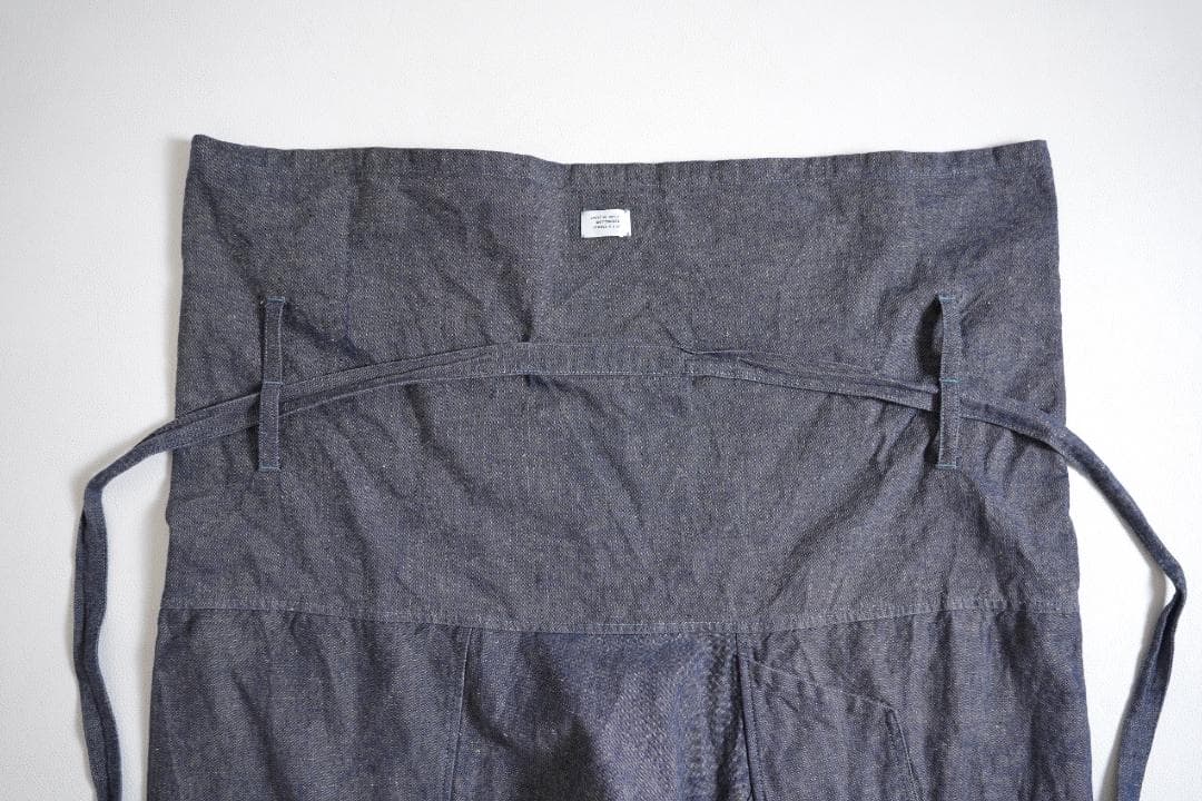 417u*ハトラ hatra コットン リネン 巻き ワイド パンツ.