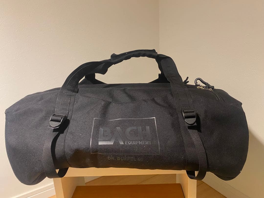 BACH ダッフルバッグ 黒　40リットル