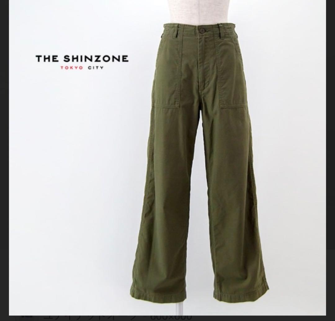 THE SHINZONE ウォッシュドベイカーパンツ　24SS