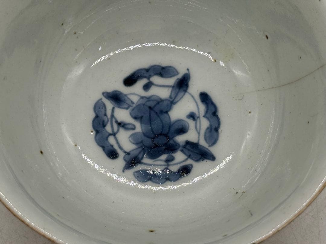 中国　色絵お碗2点　新渡　送料込み251022