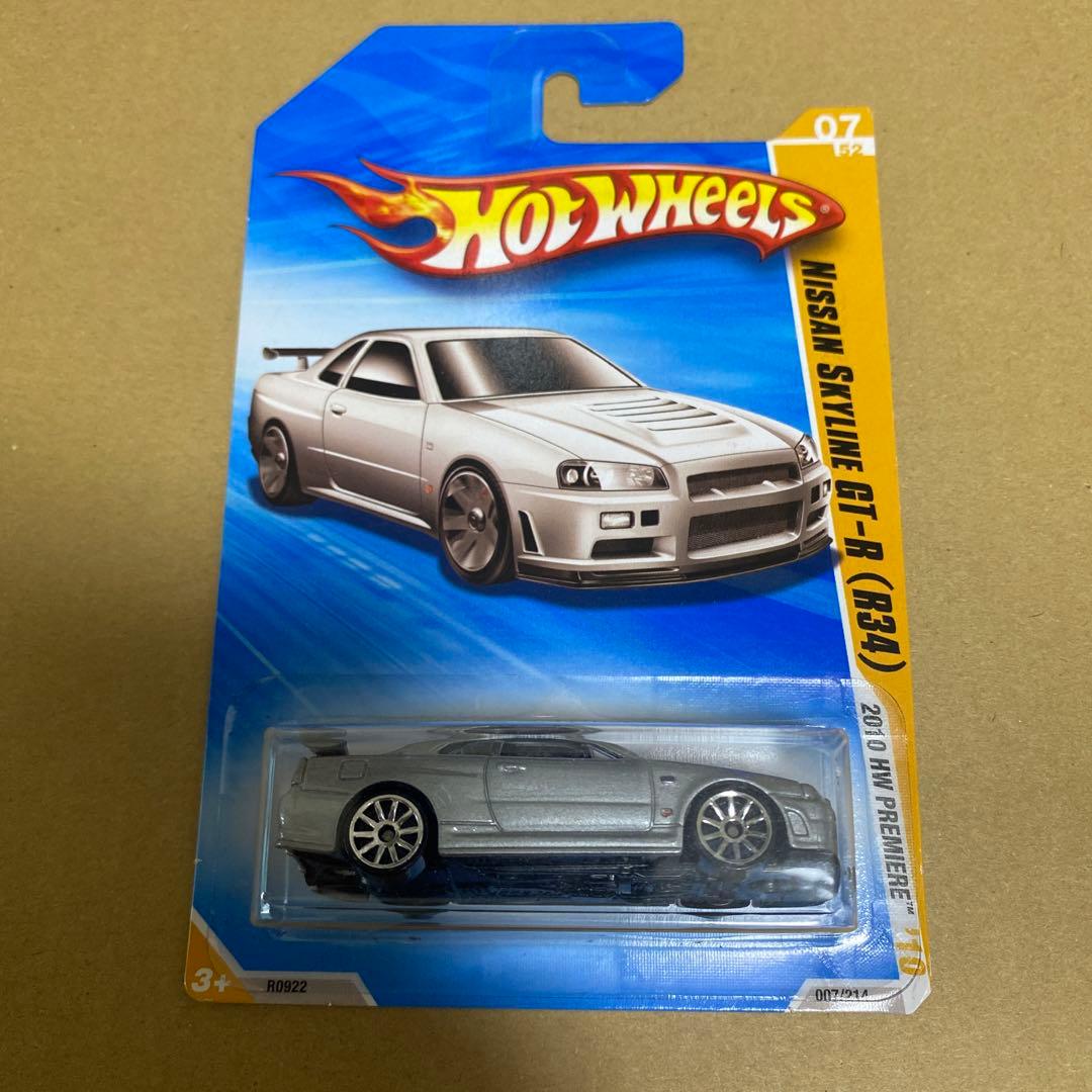 ミニカー Hot Wheels Nissan Skyline GT-R (R34)