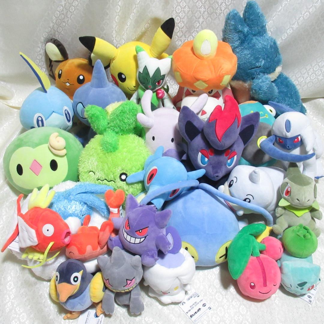 ポケモン【タグ付き】ぬいぐるみ　まとめ売り　26種