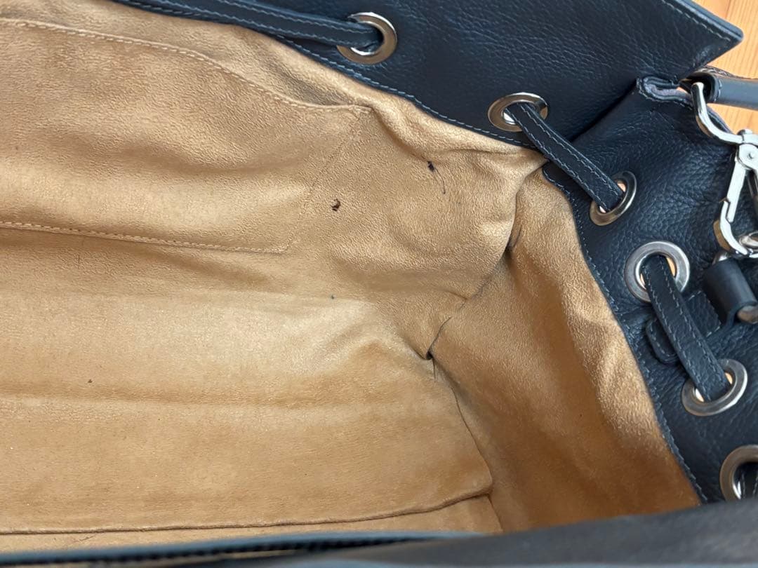 ジミーチュウ　ロザリー　ハンドバッグ　グレー　レディース