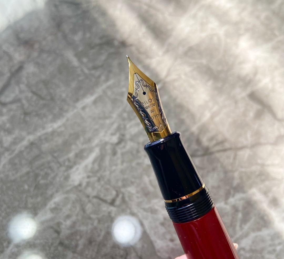 CUSTOM URUSHI 赤 万年筆