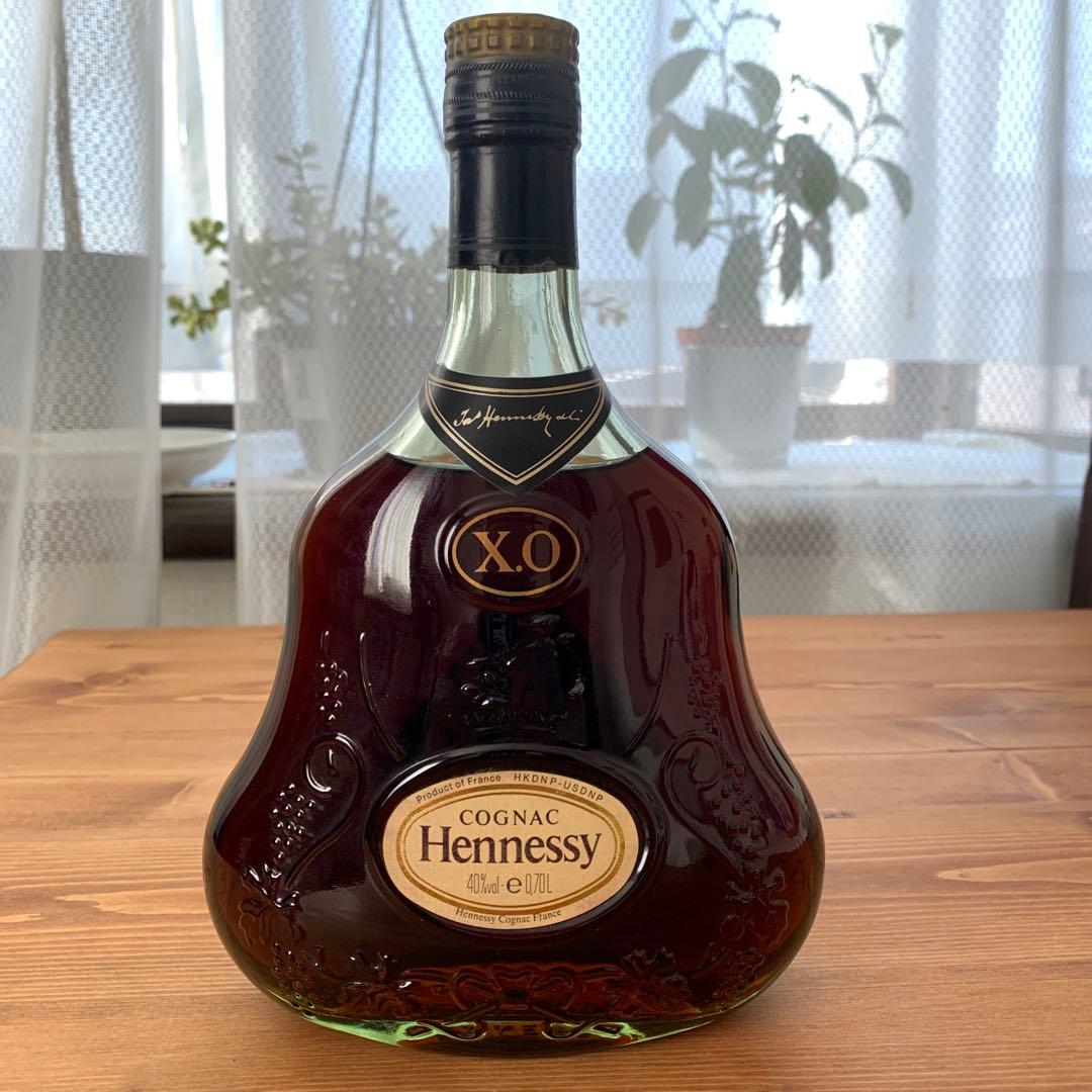 ヘネシーxo 金キャップ　グリーンボトル