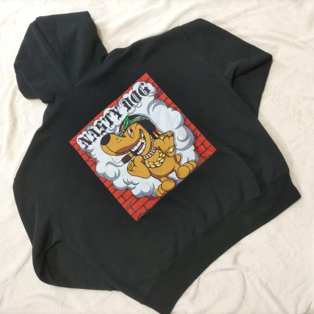 Nasty Dog パーカー　GangDog Hoodie 裏起毛　XL