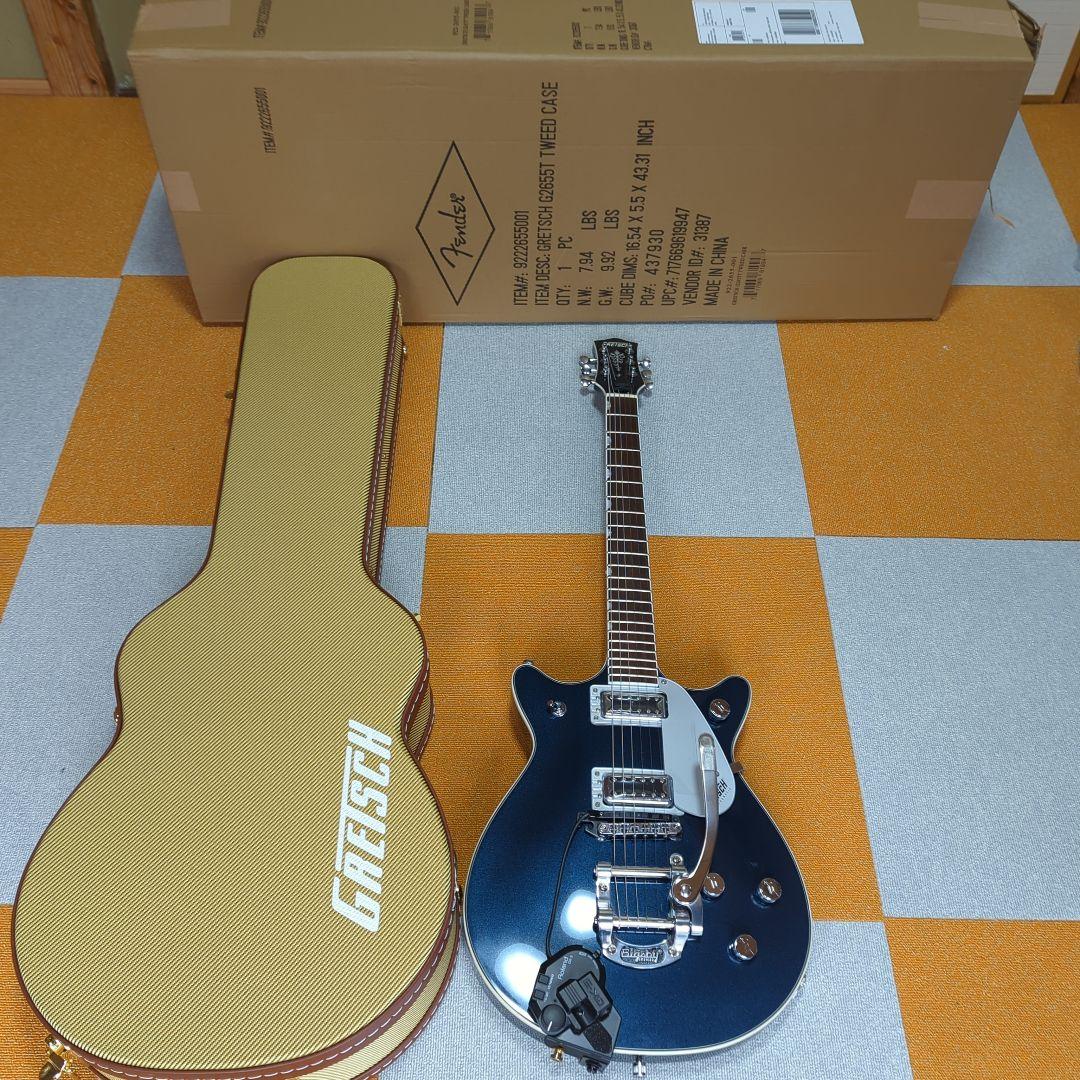 グレッチエレキギターGP5232T　別注ハードケース、替弦付属　たくあん