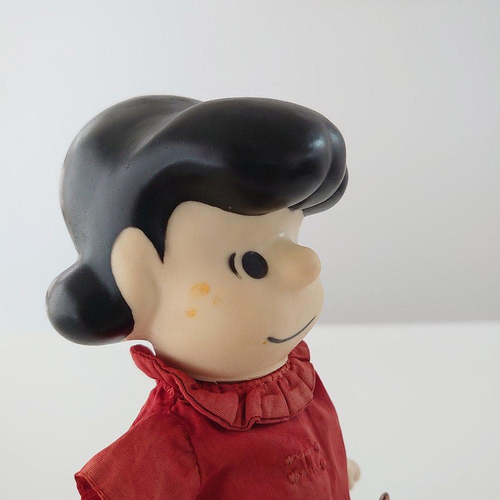 1966年 ビンテージ ルーシー スヌーピー ソフビ ポケットドール 60s