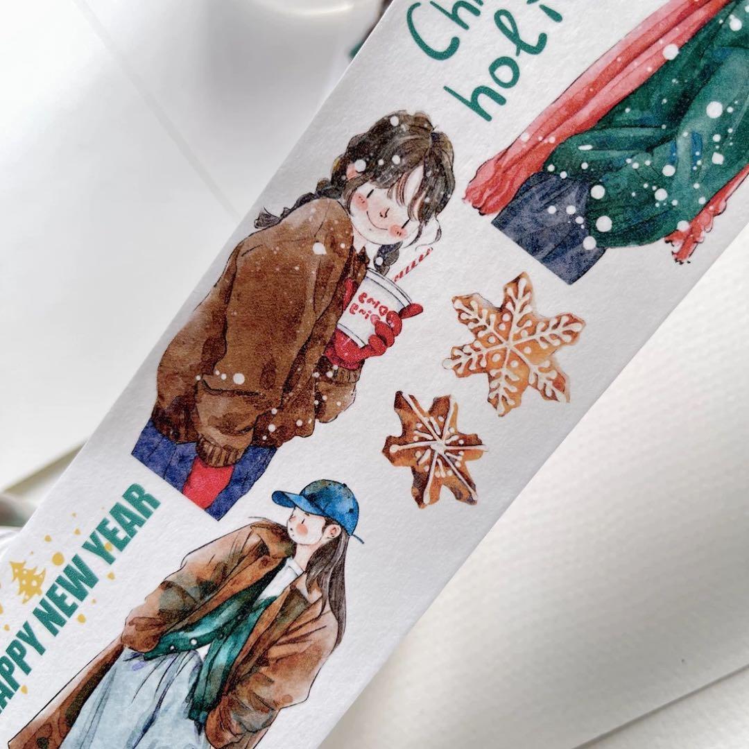 ⭐️SALE⭐️DingDing《冬来》海外マスキングテープ　マステ 【2010】