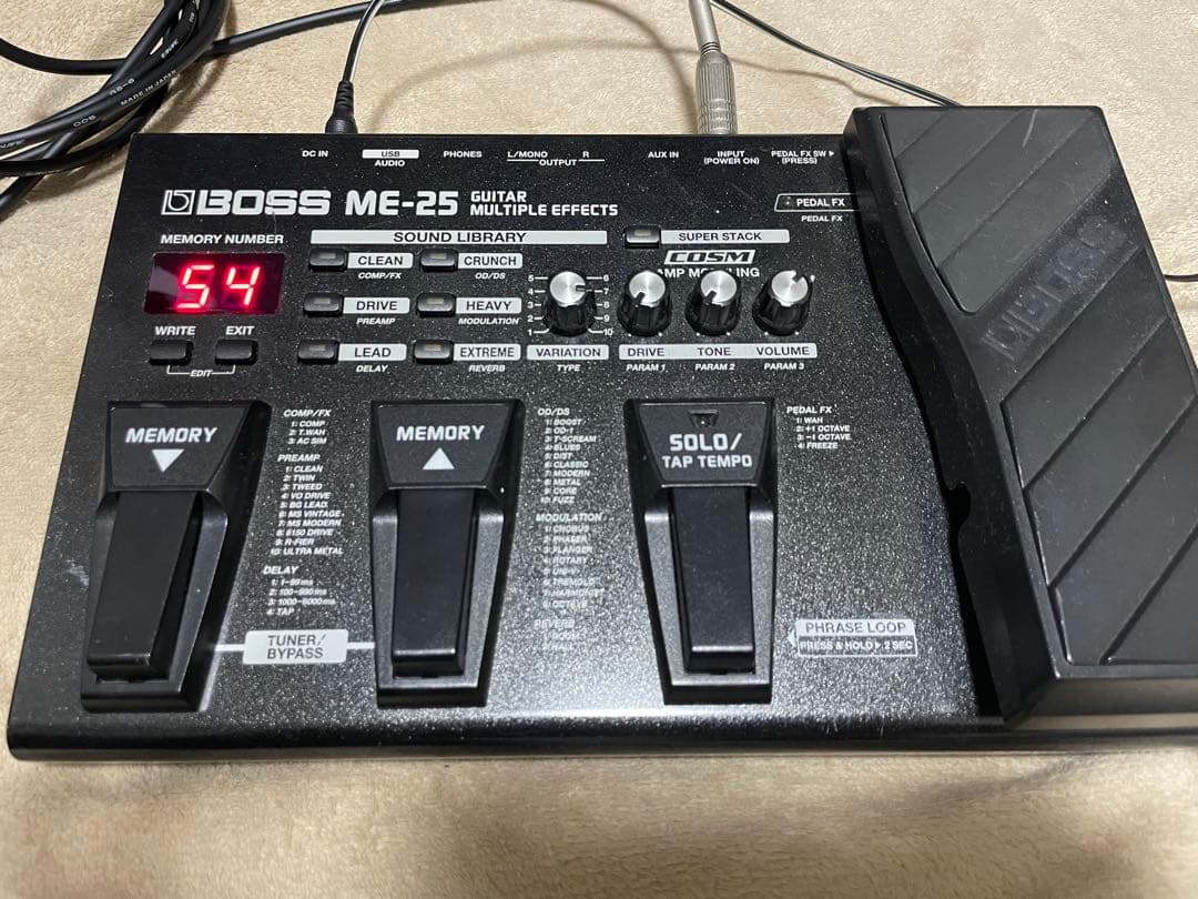 BOSS ME-25 ギターエフェクター