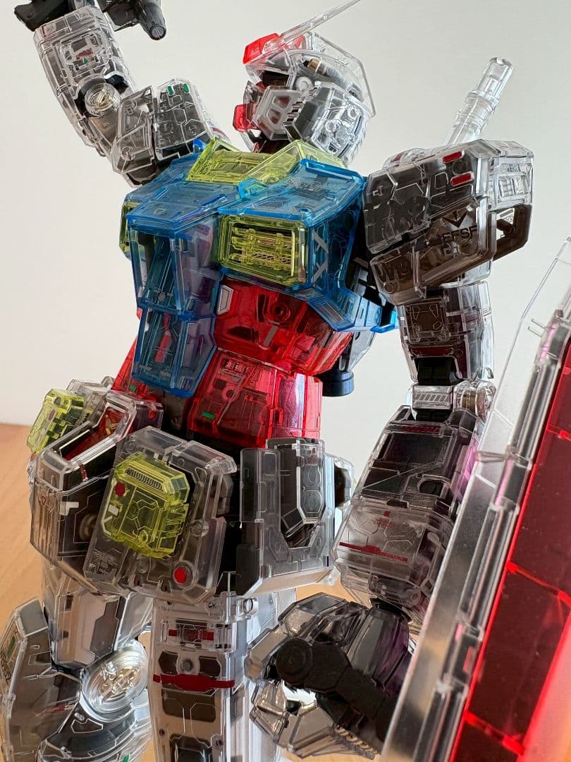 【完成品】PG UNLEASHED 1/60 RX-78-2 ガンダム　クリア