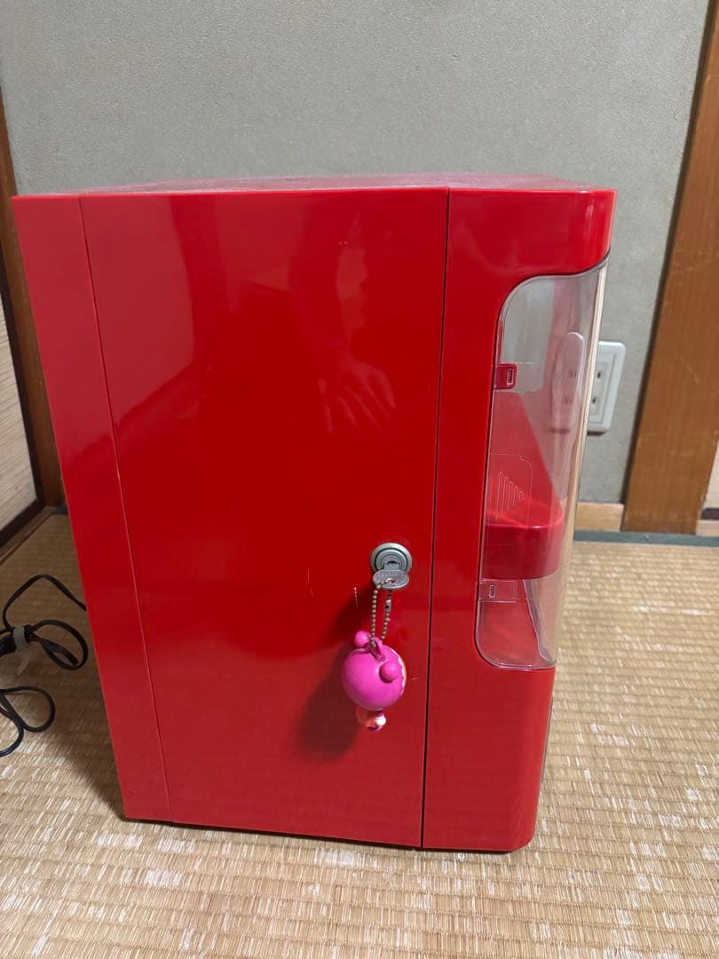 マサオコーポレーション保冷庫 MSO-016R（赤）ミニ自動販売機型保冷庫