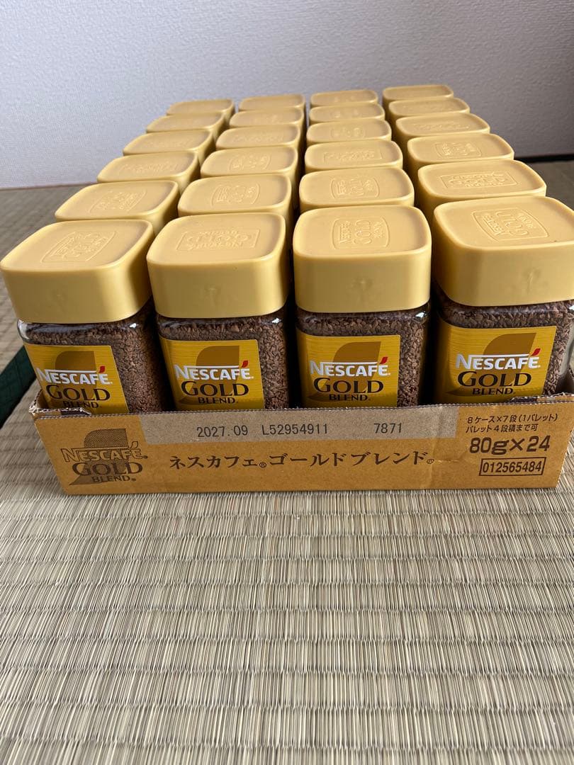 でぶたぬき　ネスカフェ ゴールドブレンド 80g 24本セット 1ケース