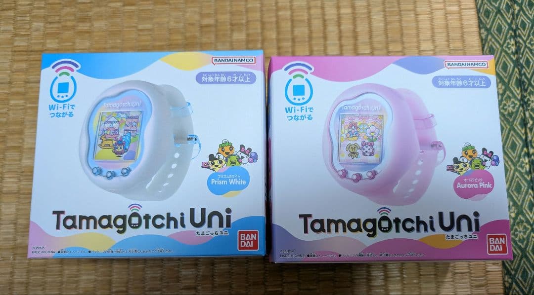 たまごっちユニ　ホワイト&ピンク　新品未使用